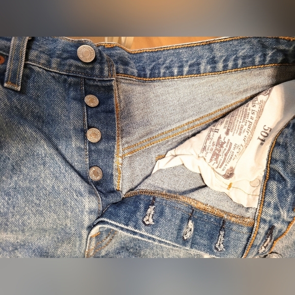💥NEW 501 Button Fly Jean Shorts - Picture 6 of 9